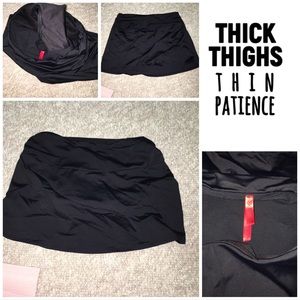 Spanx Black Swim Skirt sz 8